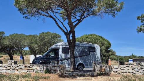 Luxe en Comfort voor 2 peronen : KNAUS VAN TI PLUS 650 MEG AUTOMAAT