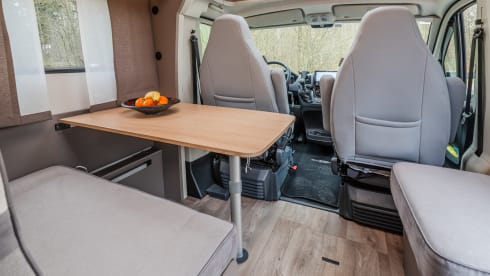 Spacious and luxurious 2-person semi-integrated from 2023