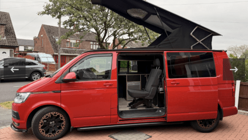 Spacious 3 berth Volkswagen campervan