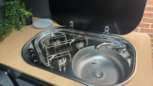 Large camper very spacious boot new looking interior fixed comfy bed.  – 3 berth Peugeot bus from 2007