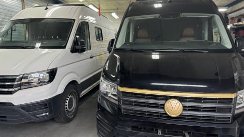 Crafter Zwart – 3p Volkswagen bus uit 2020