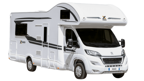 XGO King 3 – Brand new, luxurious 4-person Alcove camper