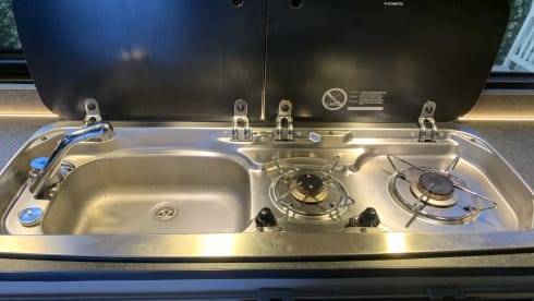 2017 long wheel base, 4 berth VW camper van. 