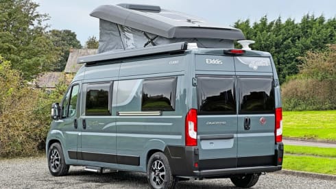 Betty Ruth – Elddis 4 berth Automatic Campervan 2024 With Double Bed Pop Top