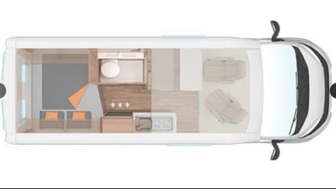 Easyrider – Weinsberg 600DW buscamper (4p) met hefbed uit 2024