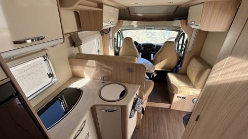 4p Bürstner halfintegraal automaat uit 2017