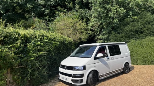 4 berth Volkswagen campervan from 2009