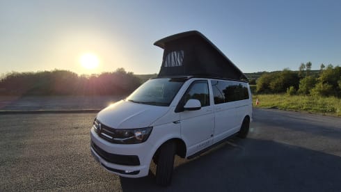 4 berth Volkswagen campervan from 2017