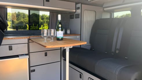 Jean  – 4 berth Volkswagen Transporter T6.1 POP Top campervan from 2020