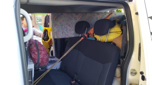 6 Personen E-Wohnmobil Nissan ENV200 Elektrischer kompakter Buscamper