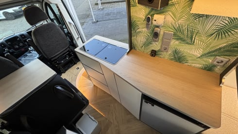 Fiat Ducato 2 or 4 pers. Buscamper - Off grid - Bench air conditioning - Underfloor heating