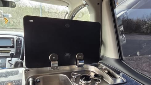Reg  – 4 berth Toyota Alphard campervan 