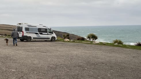 Meet Socks our 2 + 2 berth 2015 Fiat Ducato 