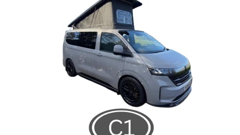 C1 – Volkswagen-Campingbus mit 4 Schlafplätzen ab 2025