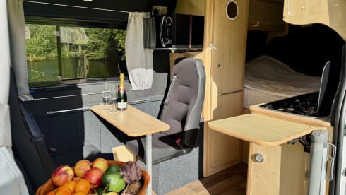 Ronnie  – Renault Master Campervan - Sleeps 5 with optional lean-to inflatable tent