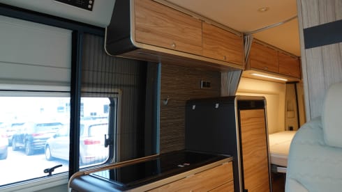 Luxury HYMER camper van 