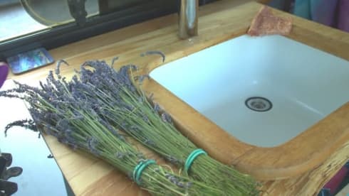 Orla – Off-grid, Heated, 3-Berth Mercedes Camper with Wood Interior & River Table