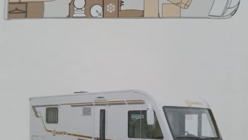 luxurious 4-person Bavaria Arctic integral from 2014