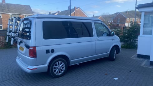 4 berth Volkswagen highline campervan from 2017