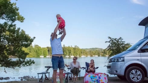 Silver VW Camper – Luxury VW Camper Lake Windermere