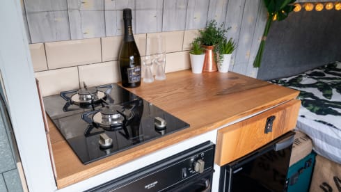 Sparrow's nest – All season Off grid campervan with full length double bed  *Pet friendly*