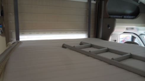 Beautiful luxury family camper Challenger Prium XG with powerful engine