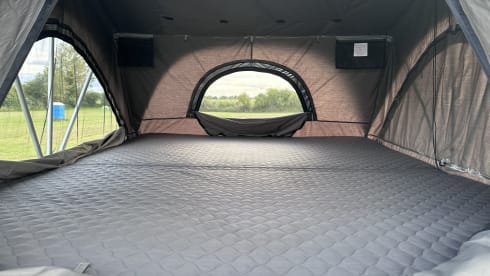Buzzby – ID Buzz Campervan with optional roof top tent . Insurance included