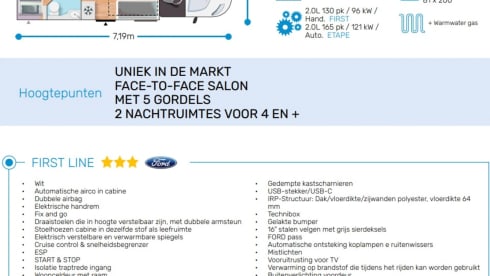 Chausson spacieuse avec boîte automatique, idéale pour les familles
