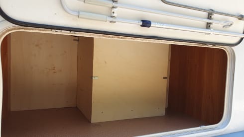 Compact Family Camper. Off grid. Optional baby bed and bicycle carrier.