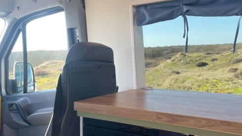 Bertha – Self-built Camper for 2 people