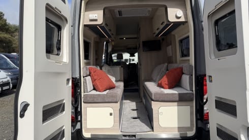Meteor – 2-persoons campervan, andere modellen vanaf 2026