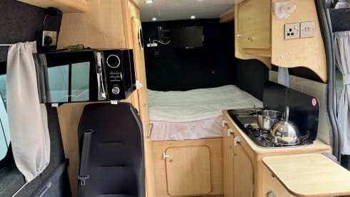Ronnie  – Renault Master Campervan - Sleeps 5 with optional lean-to inflatable tent