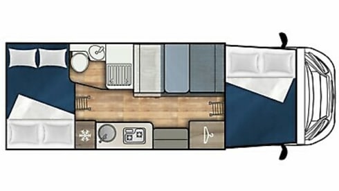 ITA CAMPER – Attic camper - 6 places