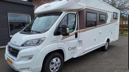 5 peroons familie camper – 5p Fiat integrated uit 2017