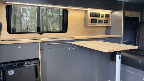 4 berth Volkswagen campervan from 2016
