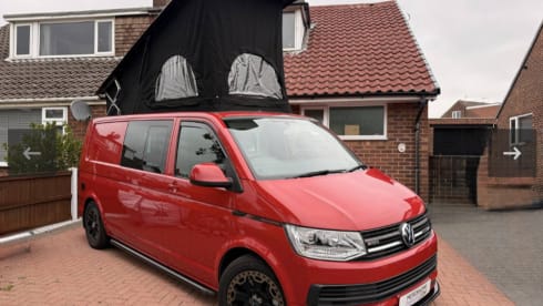 Spacious 3 berth Volkswagen campervan