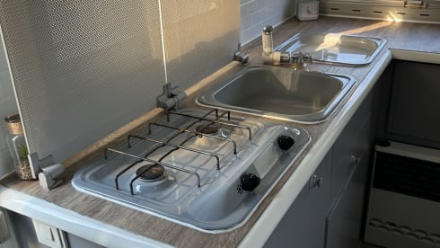 Ouwe Beer – The 'Old Bear' cozy compact camper.