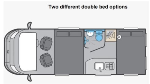 Our home away from home  – 4 berth Swift bus from 2018