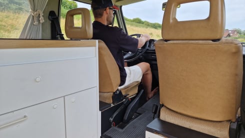 Restored Volkswagen T3 campervan from 1987