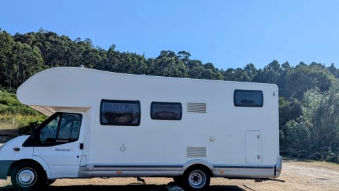 Sfeervolle off-grid gezins alkoof