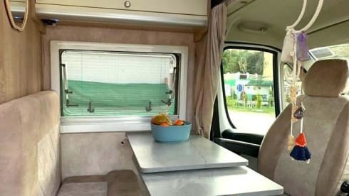 Bowie – Ervaar de vrijheid van reizen in mijn comfortabele camperbus!