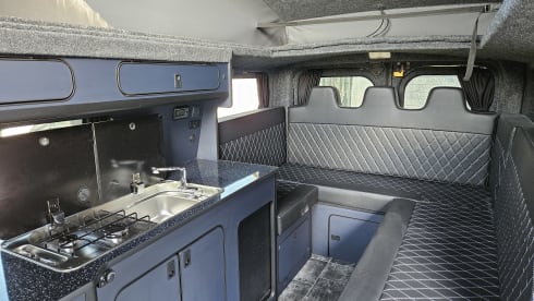 3 berth Vauxhall Vivaro campervan from 2018