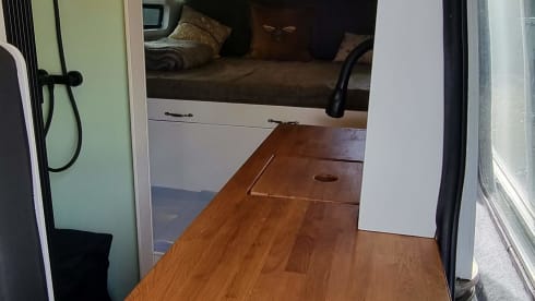 Buzz – 4 berth Mercedes LWB Sprinter - Epic Adventure Van