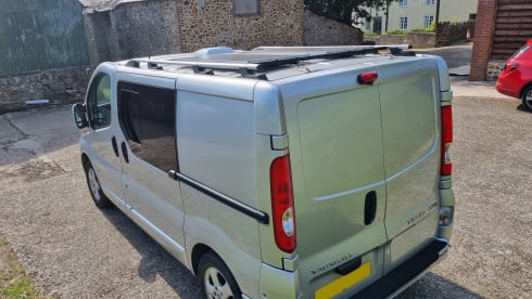 Solar, Fridge, etc. - 2 berth Vauxhall Vivaro Campervan 2014