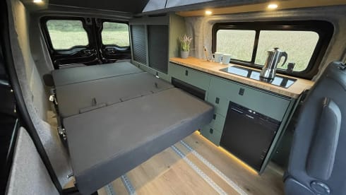 Wanderwatt #1 – 4p Elektrische Vivaro-E Buscamper uit 2022