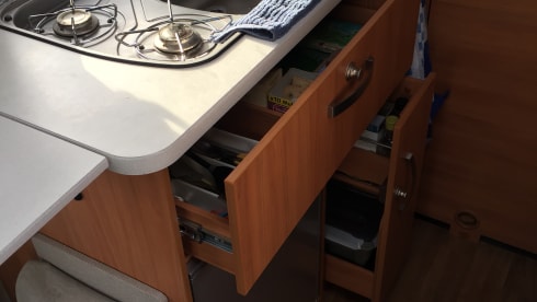 Compact, modern and above all cozy camper