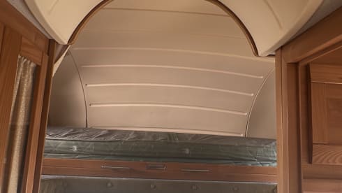 Bertie  – 4 berth Auto-Trail with all amenities.