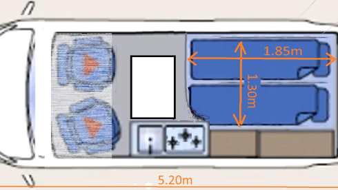 Spacious VW T4, ready to move in and self-sufficient! -> 5 star reviews!