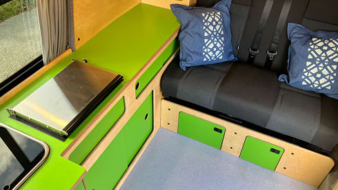 Mario – VW T6 Transporter - Classic, high spec interior in the Peak District