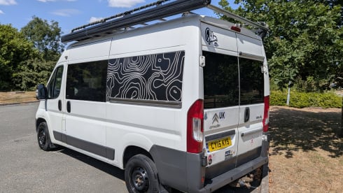 Joe – Joe. 2 Berth Truly Off Grid Adventure Van. Storage and Comforts Galore. 